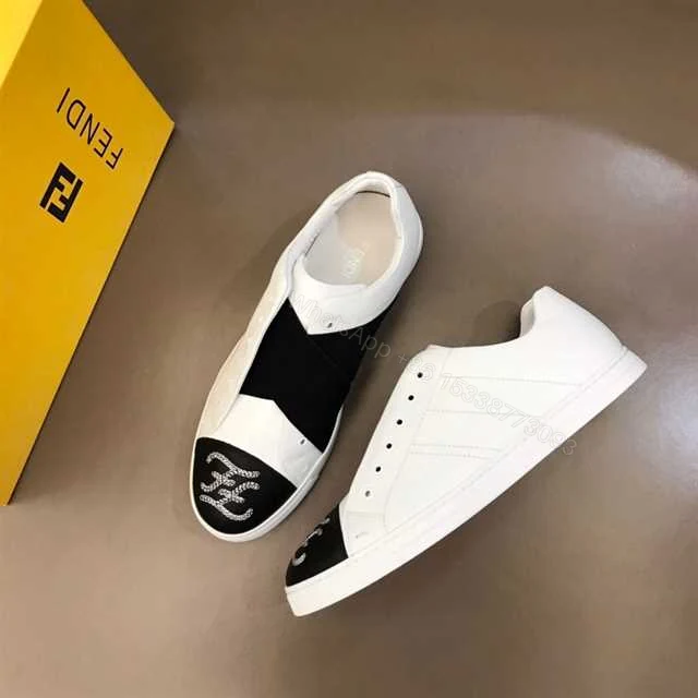 View 5 of FENDI FF MOTIF SLIP-ON SNEAKERS – FD12
