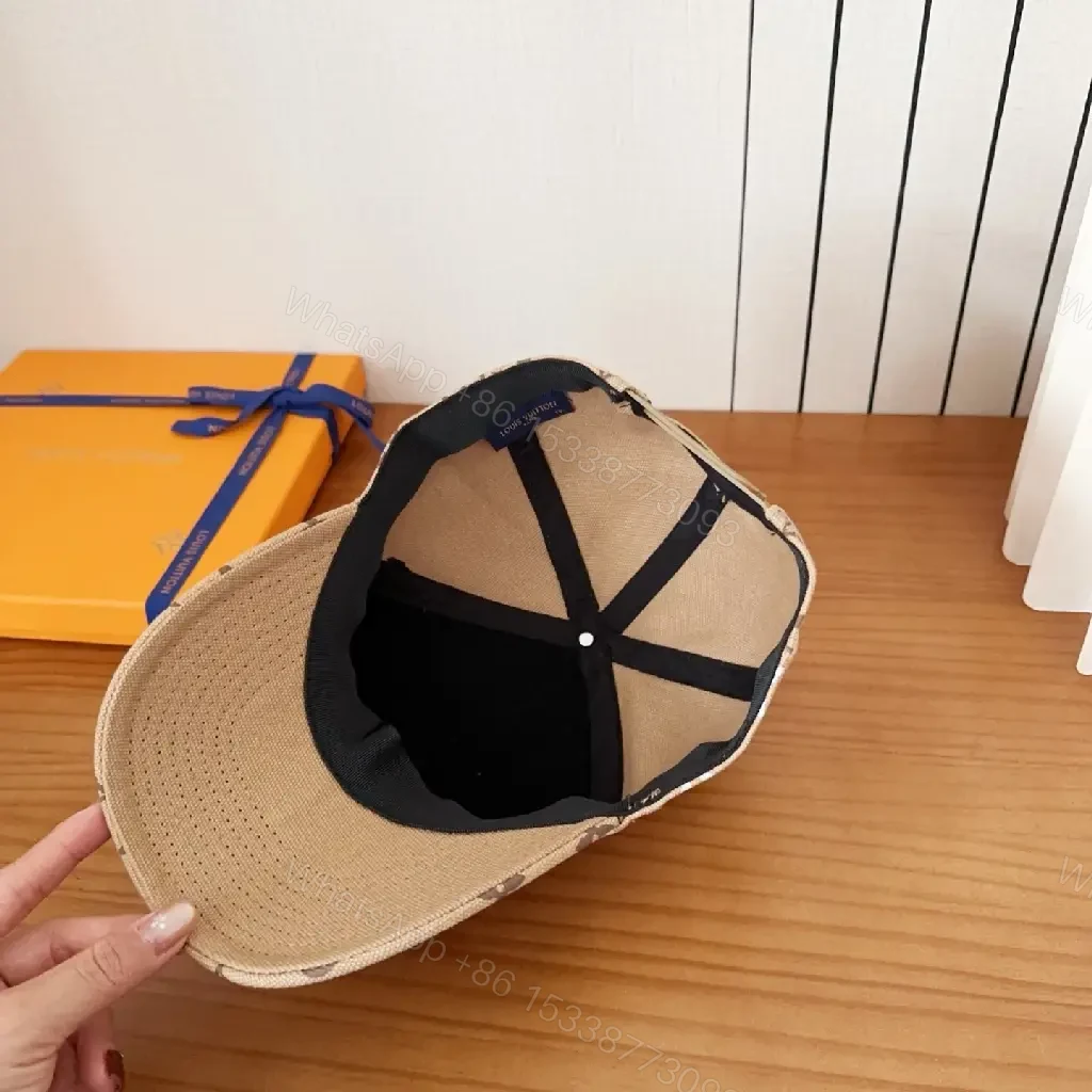 View 3 of Casual Luxe Cotton-Baseball Cap with Monogram Pattern