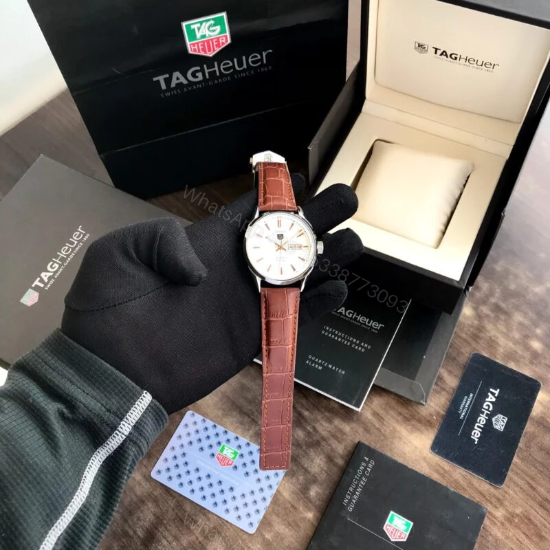 View 3 of Tag Heuer Carrera Day Date White Dial Automatic 40mm