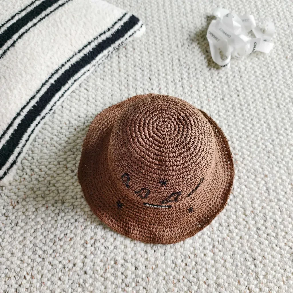 View 10 of Warm Natural Straw Bucket Hat: Luxe Textured Style