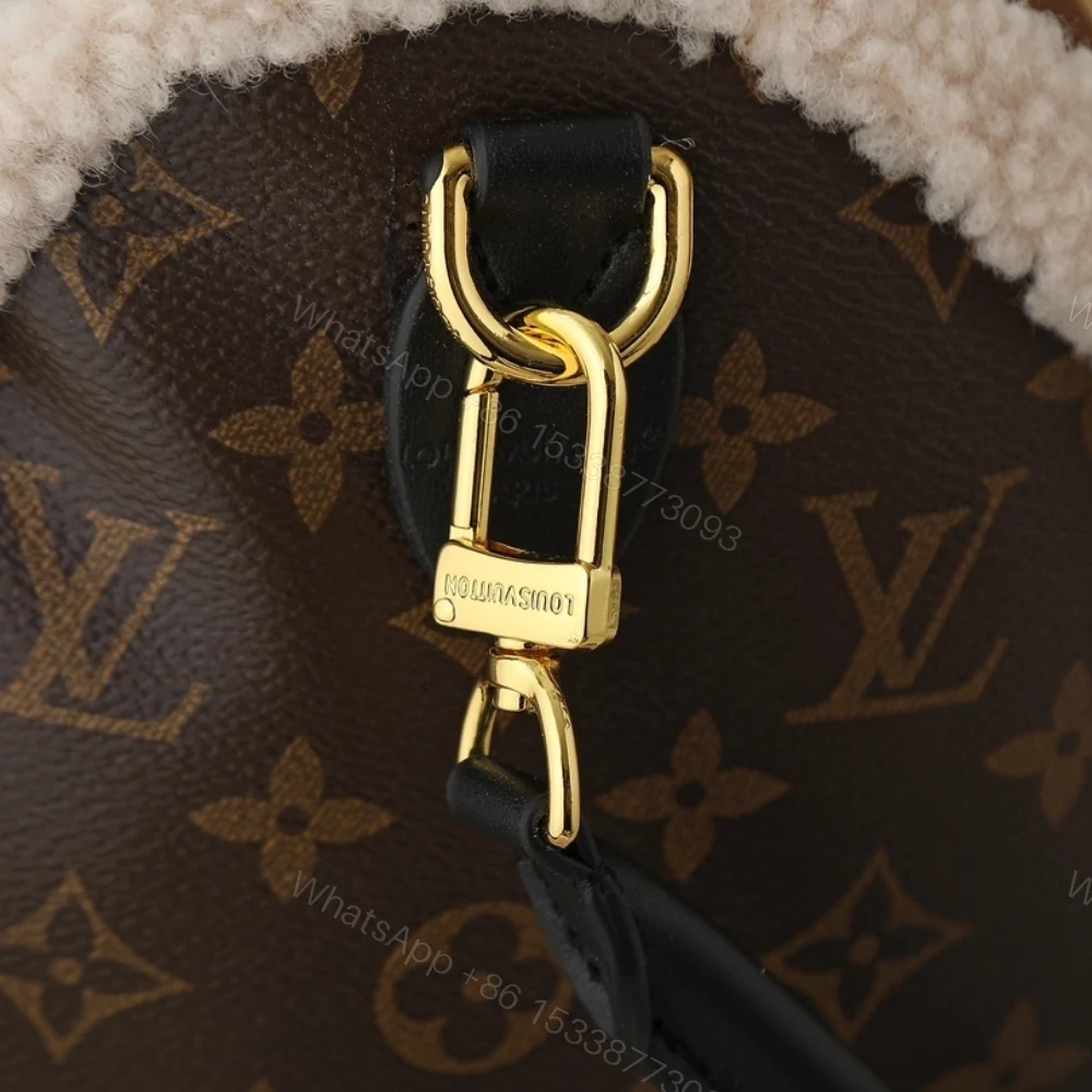 View 8 of Louis Vuitton Speedy Soft 30 Teddy Monogram Brown 30Cm M26326