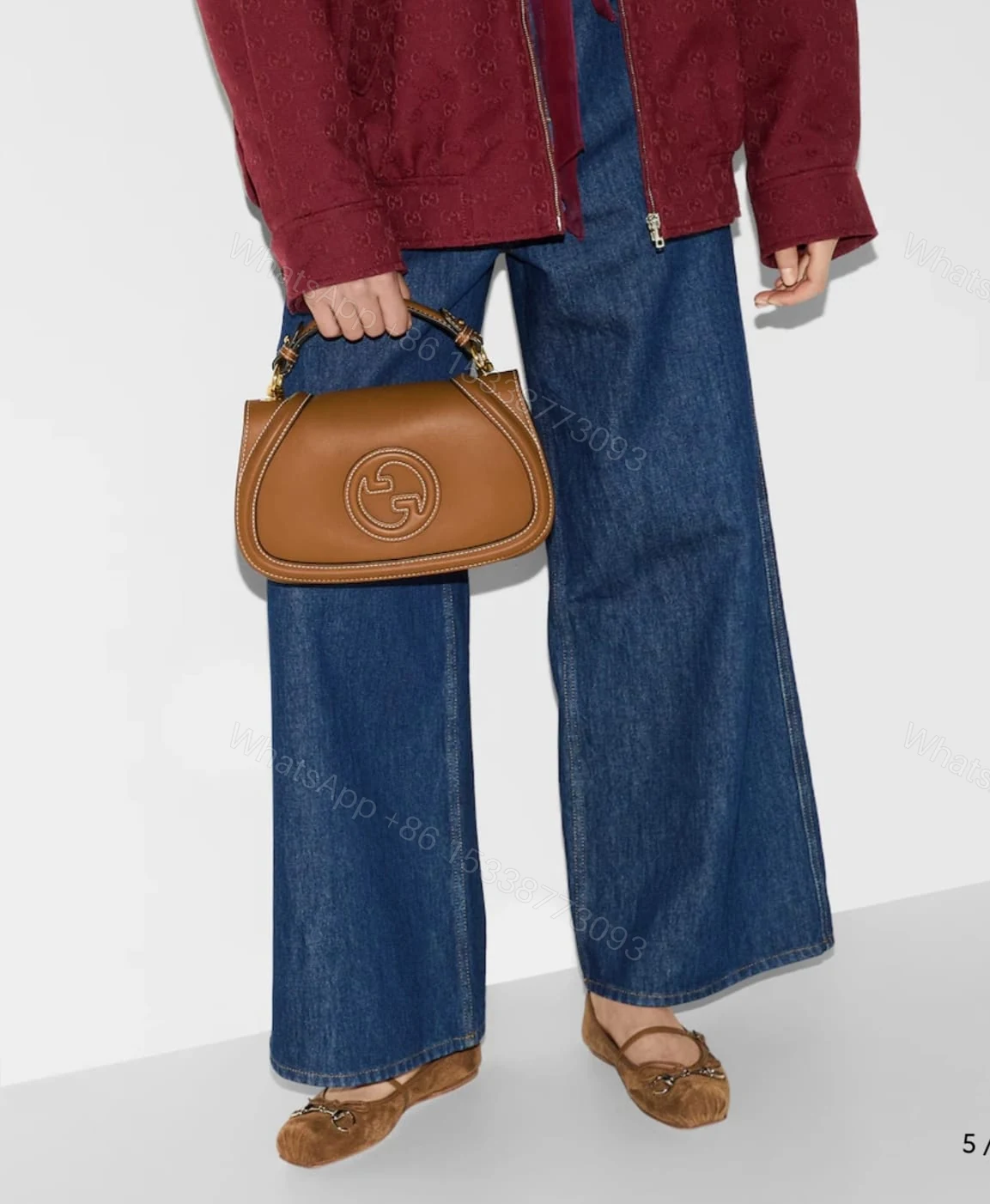 View 4 of FIRST COPY Gucci Blondie Top Handle Sling Bag