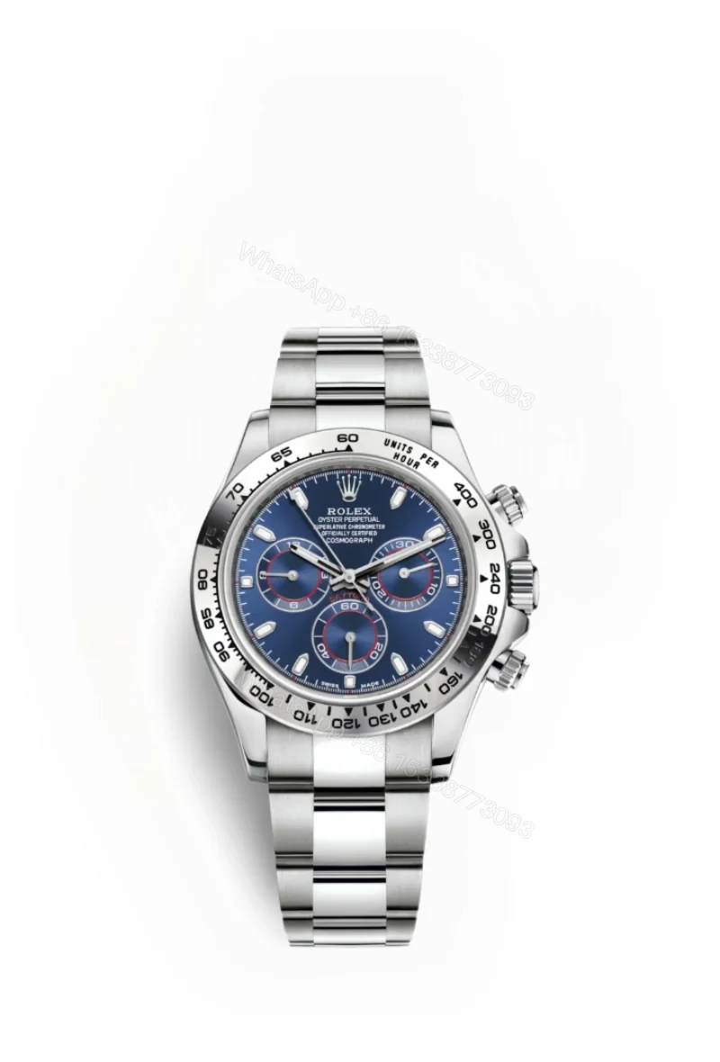 Rolex Daytona 1:1 Replica – M116509-0071 Blue Dial Steel Case 4130 Super Clone Watch — view 1