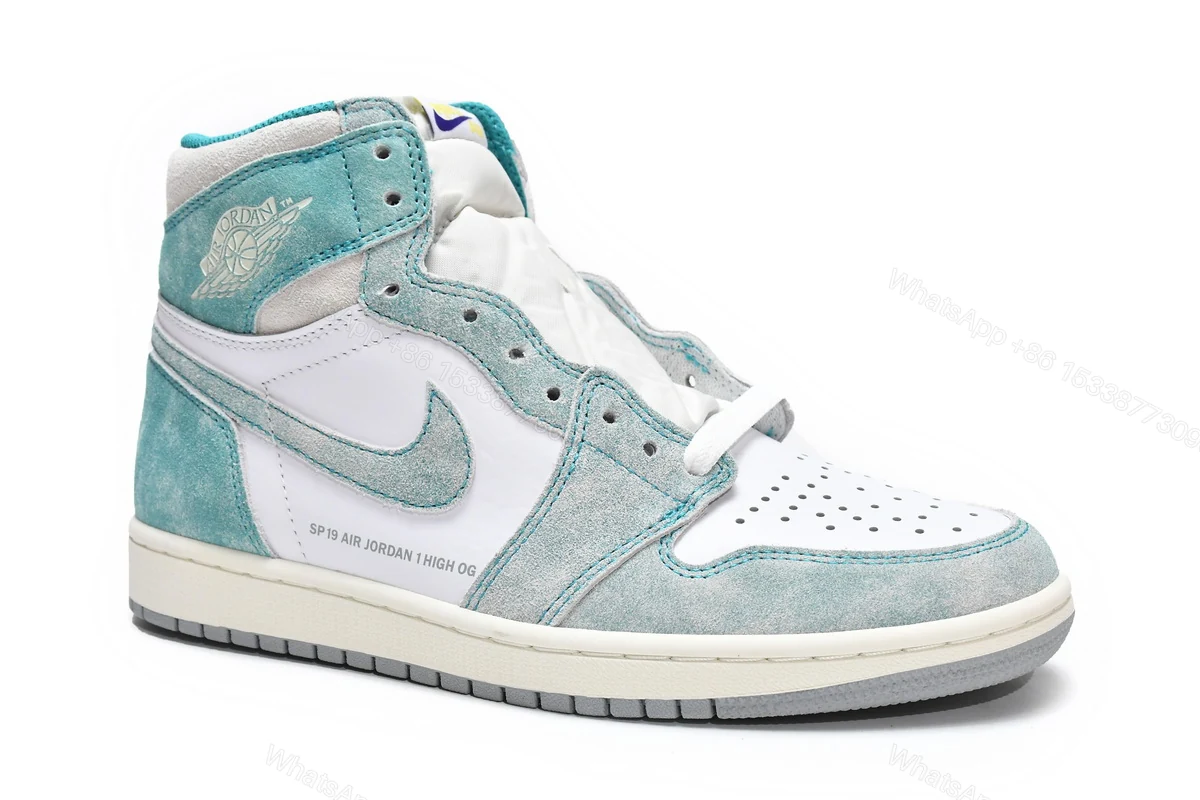 View 2 of Air Jordan 1 Retro High Turbo Green 555088-311