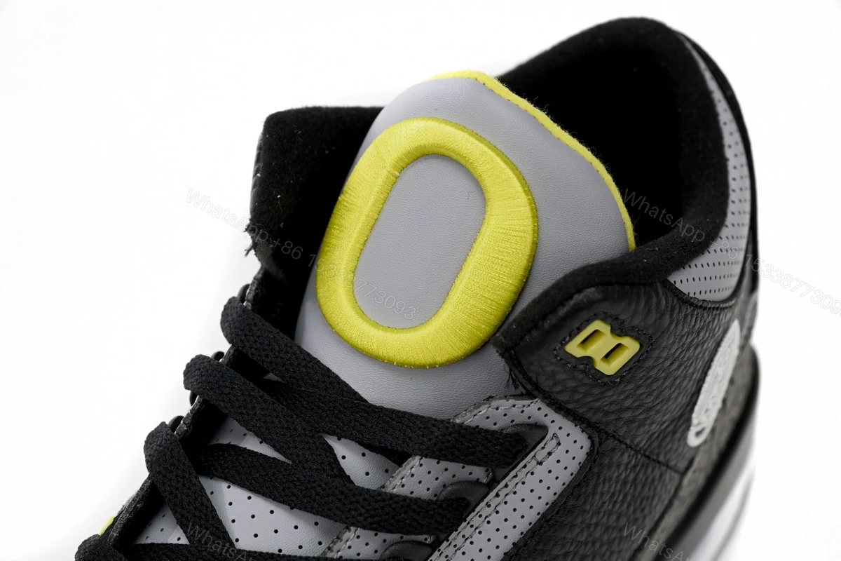 View 3 of Air Jordan 3 Retro Pine Black Grey H011-MNJDLS-5