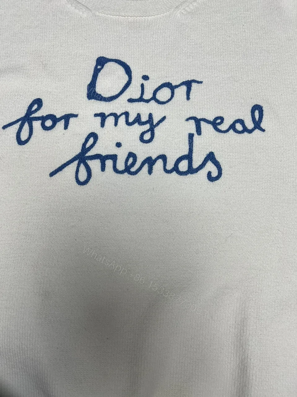 View 5 of Soft Cotton Crewneck Sweatshirt with Handwritten Script Style – Comfort Plus
