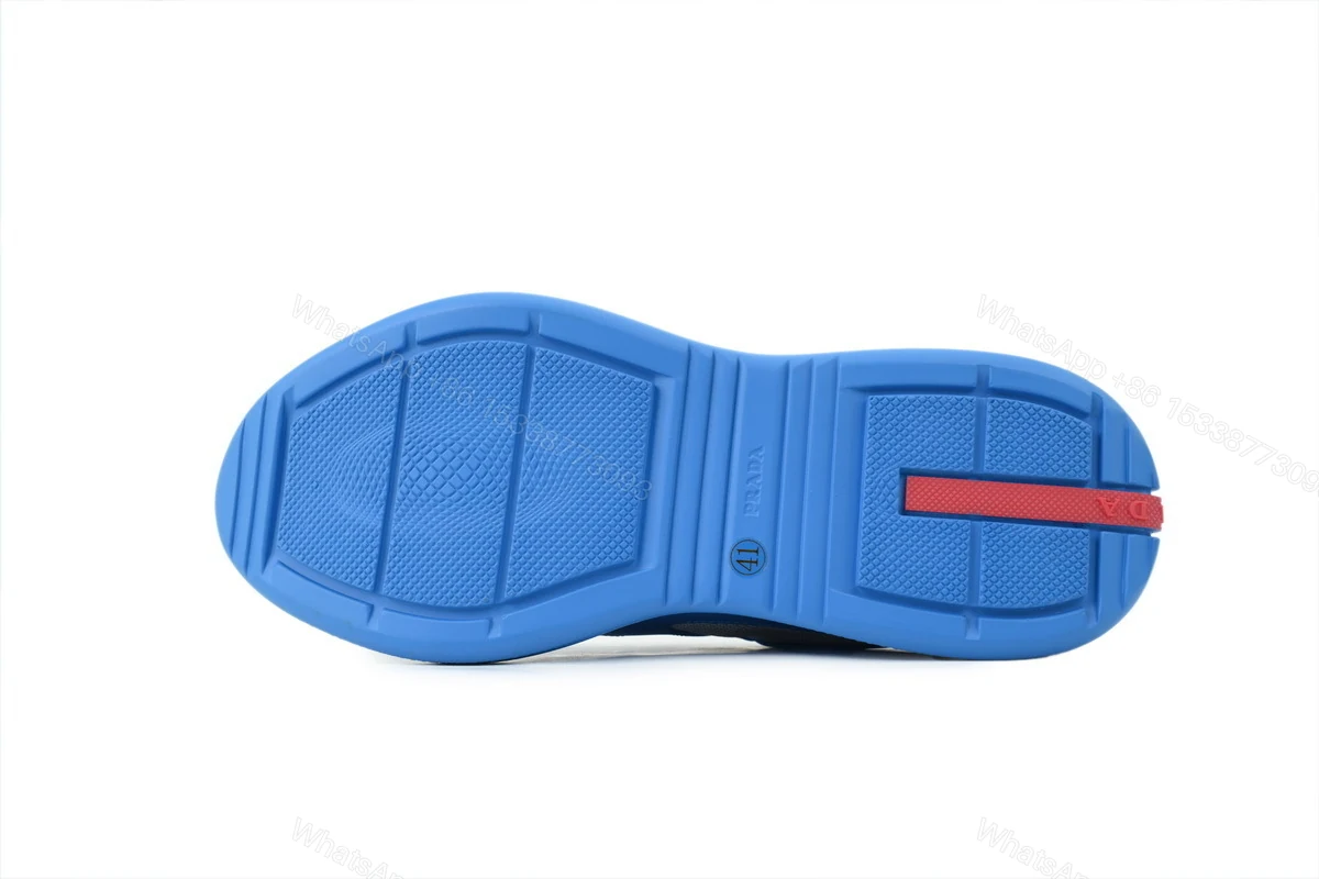 View 4 of Prada Sneakers Rubber Blue