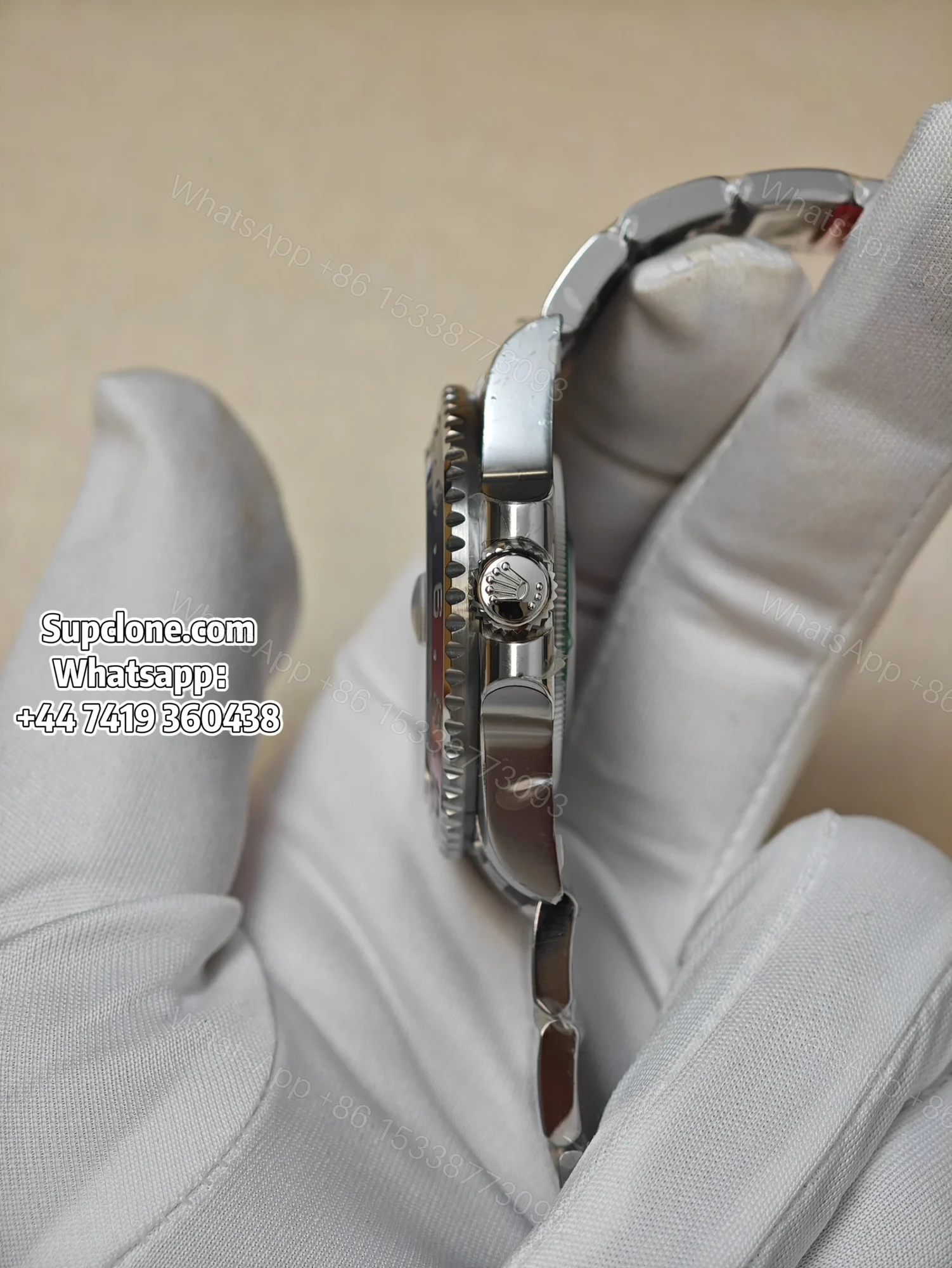 View 11 of Rolex Super Clone Watches 1:1 Pepsi GMT-Master II 126710BLRO DD3285 Oyster V3