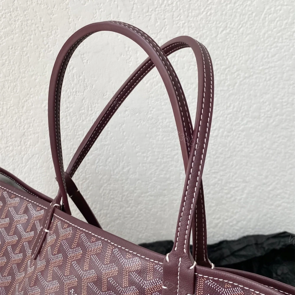 View 4 of 高仿Goyard*STLOUIF滿印Tote購物袋朱紅中號免檢版