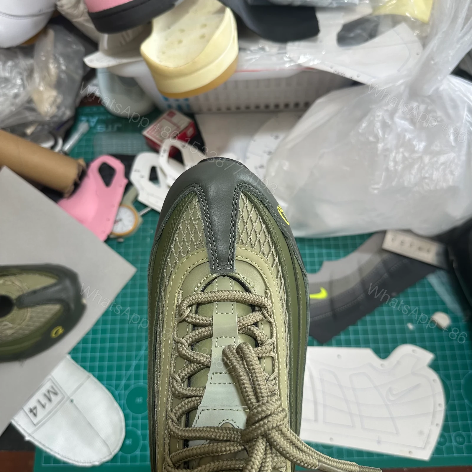 View 7 of Nike Air Max 95 SP Corteiz Gutta Green