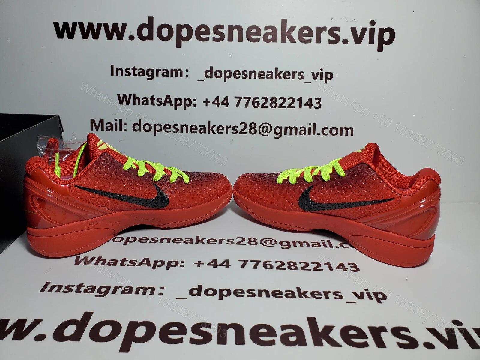 View 4 of Nike Fake Kobe 6 Protro Reverse Grinch FV4921-600