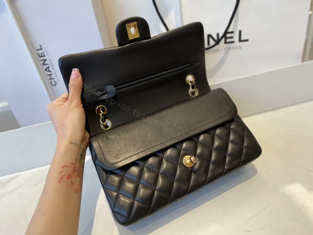 View 9 of Quilted Leather Crossbody: Luxe Chanel-Inspired Style