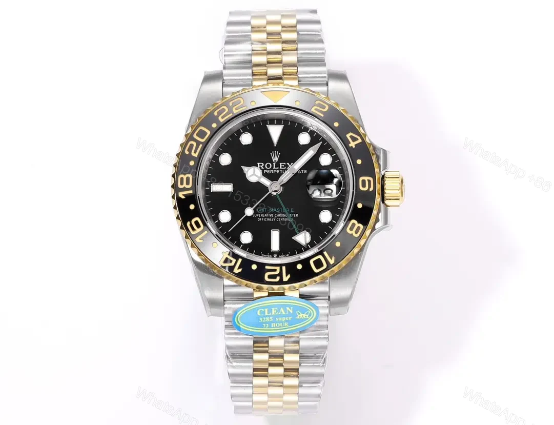Rolex GMT-Master II Stainless Steel – Yellow Gold GRNR Jubilee 126713GRNR-0001 — view 1