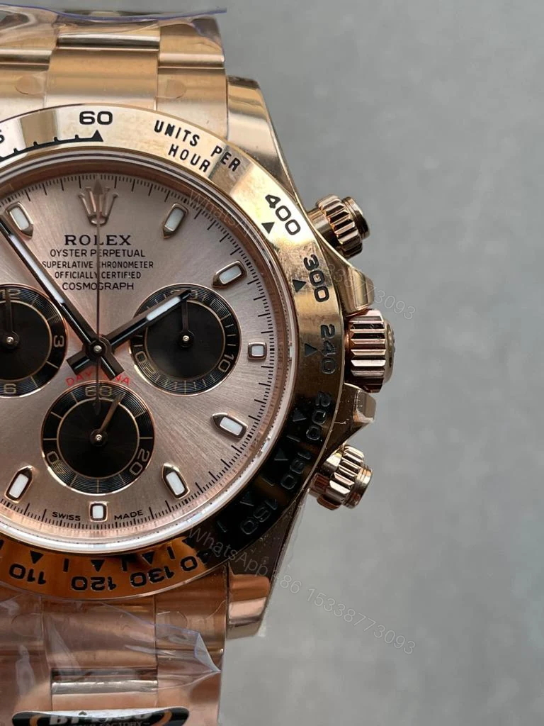 View 3 of BTF Factory 1:1 Rolex Daytona 116505 904L RG Rose Gold Dial A4130