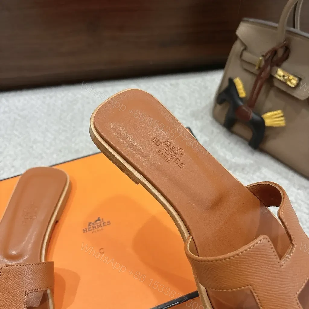 View 5 of Caramel Leather Sandals: Strappy Luxury, Cushioned Comfort
