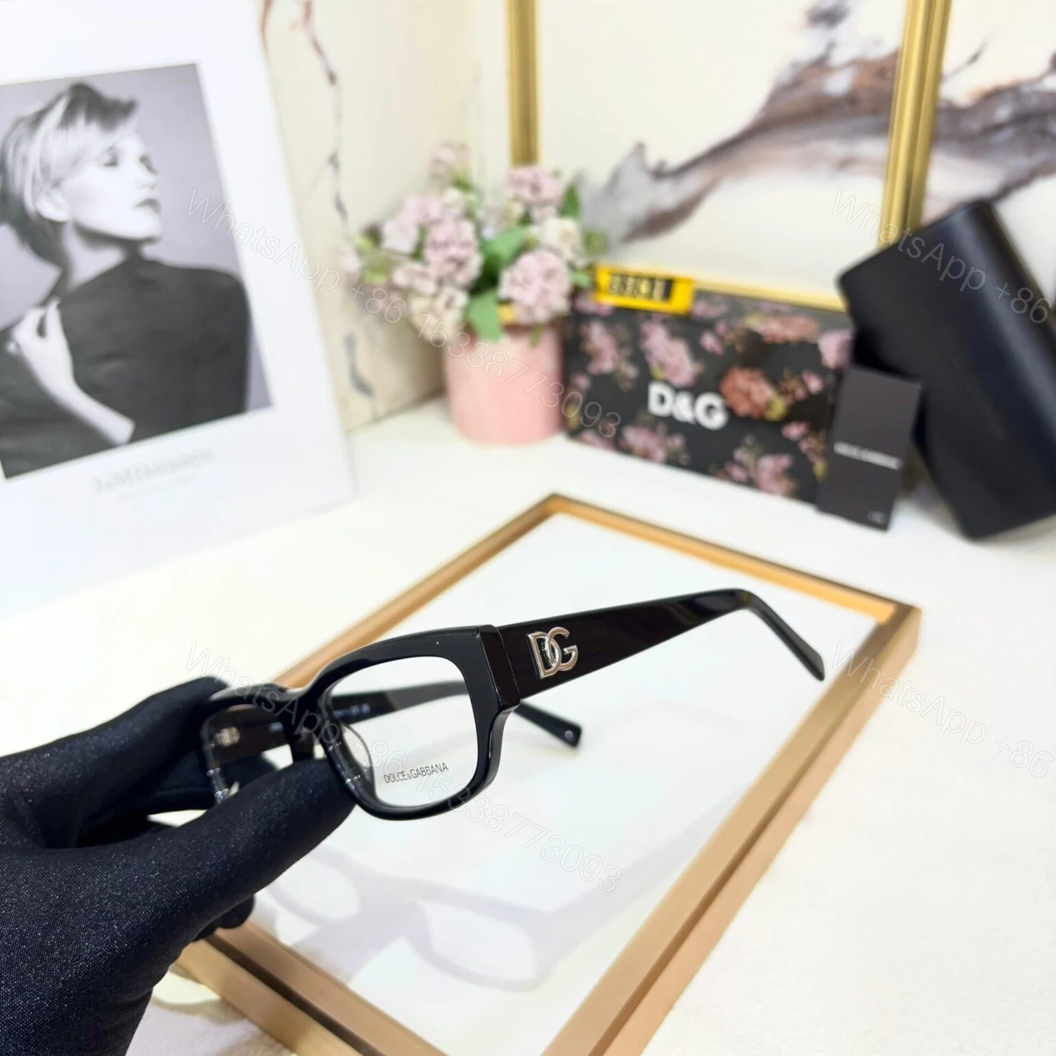 View 2 of D&G Women Optical Frame – Black – Universal Size