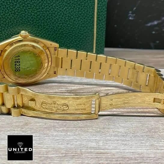 View 6 of Rolex Day-Date 128238 Yellow Gold Mother Of Pearl Dial Replica
