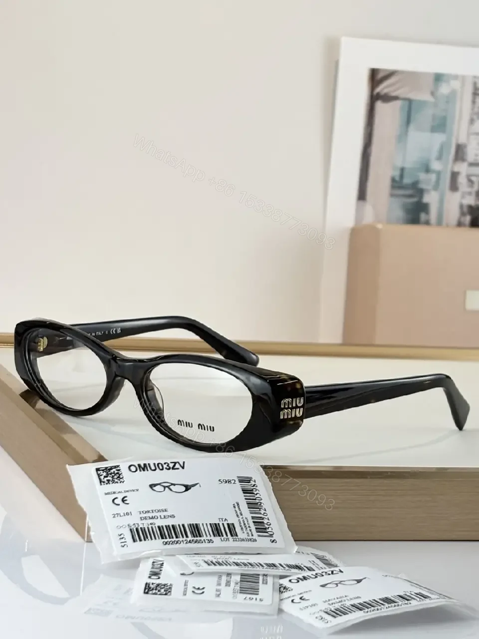 View 3 of Black acetate reader-style glasses, premium, distortion-free lenses, luxury comfort