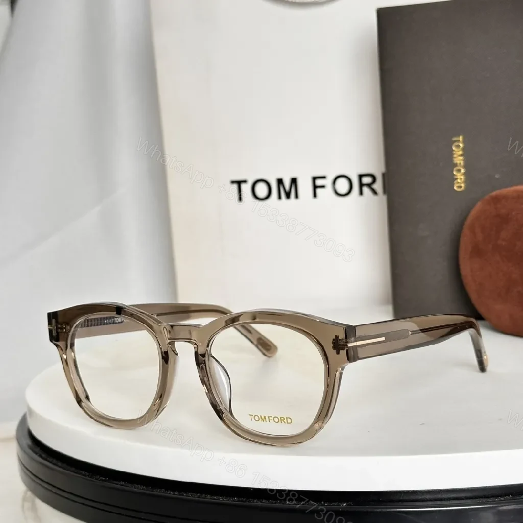 View 8 of Luxury Round-Frame Eyewear: Subtle Gold Accents, Lightweight Acetate