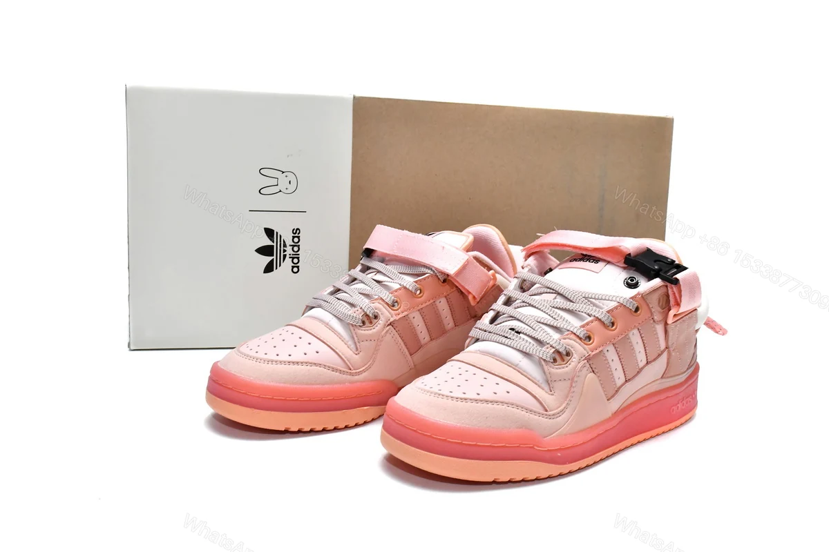 adidas Bad Bunny Forum Low Pink Easter Egg GW0265 — view 2