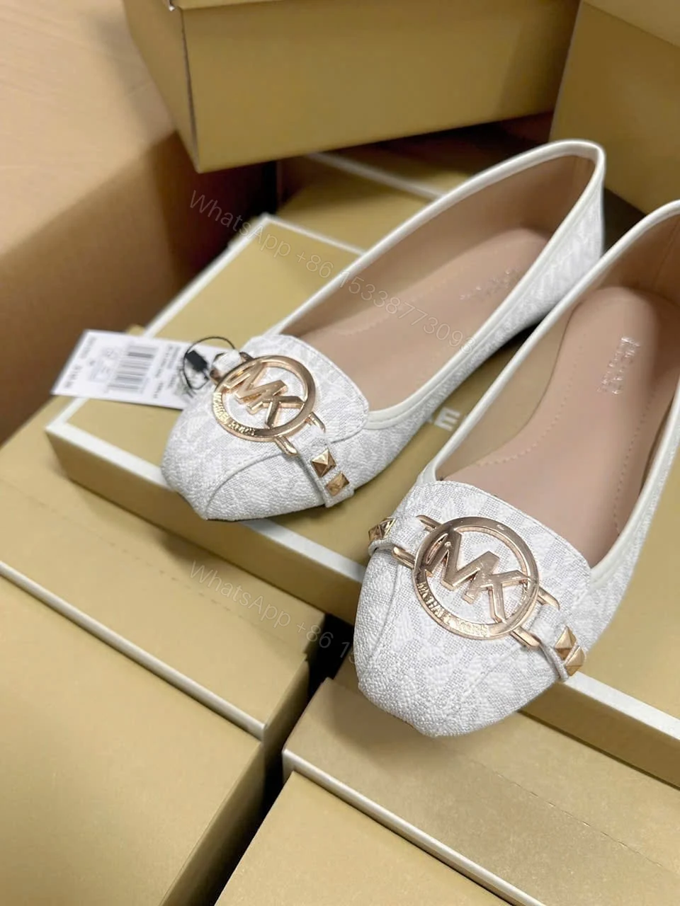 View 5 of FIRST COPY MICHAEL KORS ballerina White