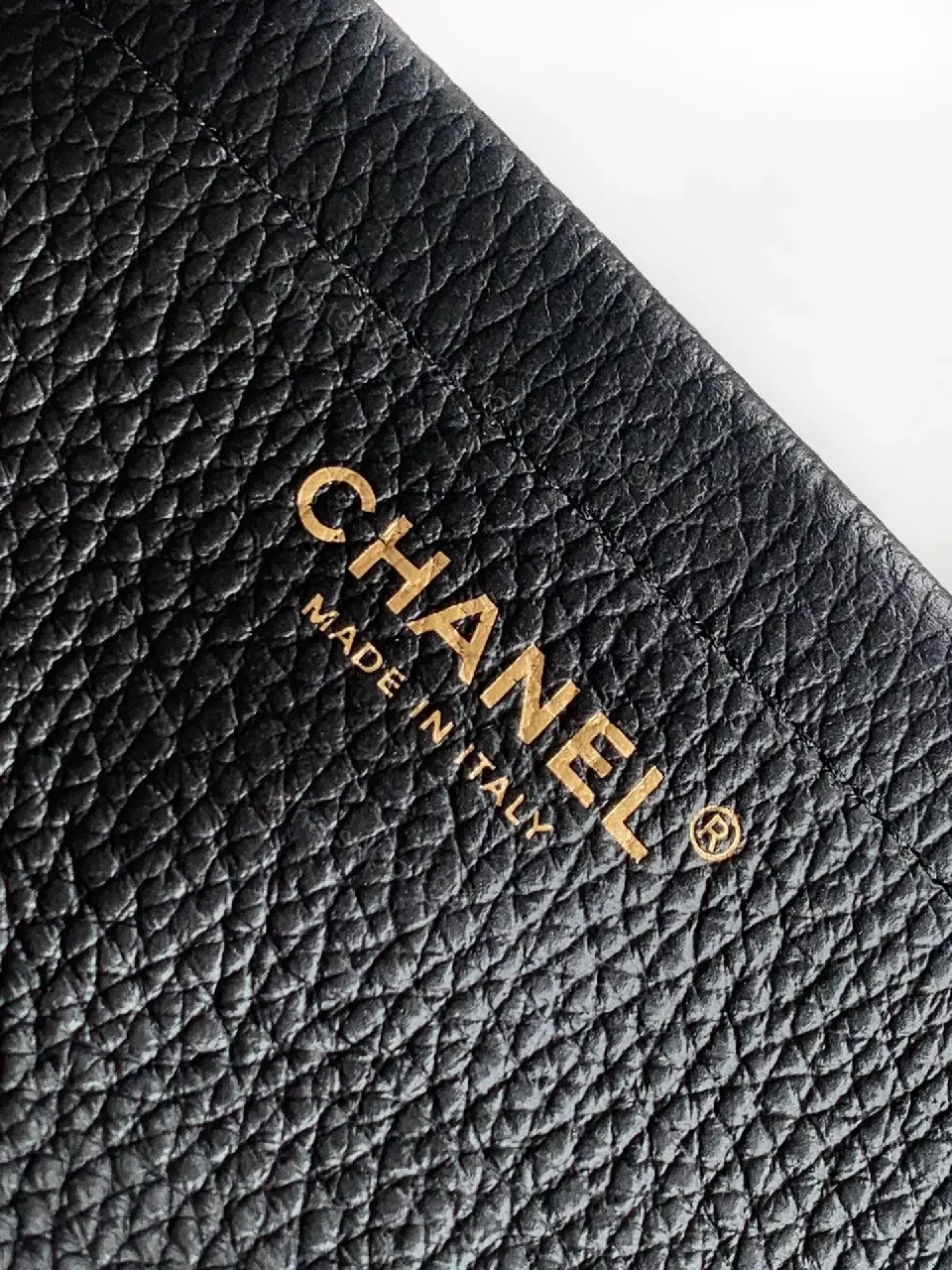 View 9 of Black Leather Shoulder Bag: Refined Texture, Subtle Branding, All-Day Versatility