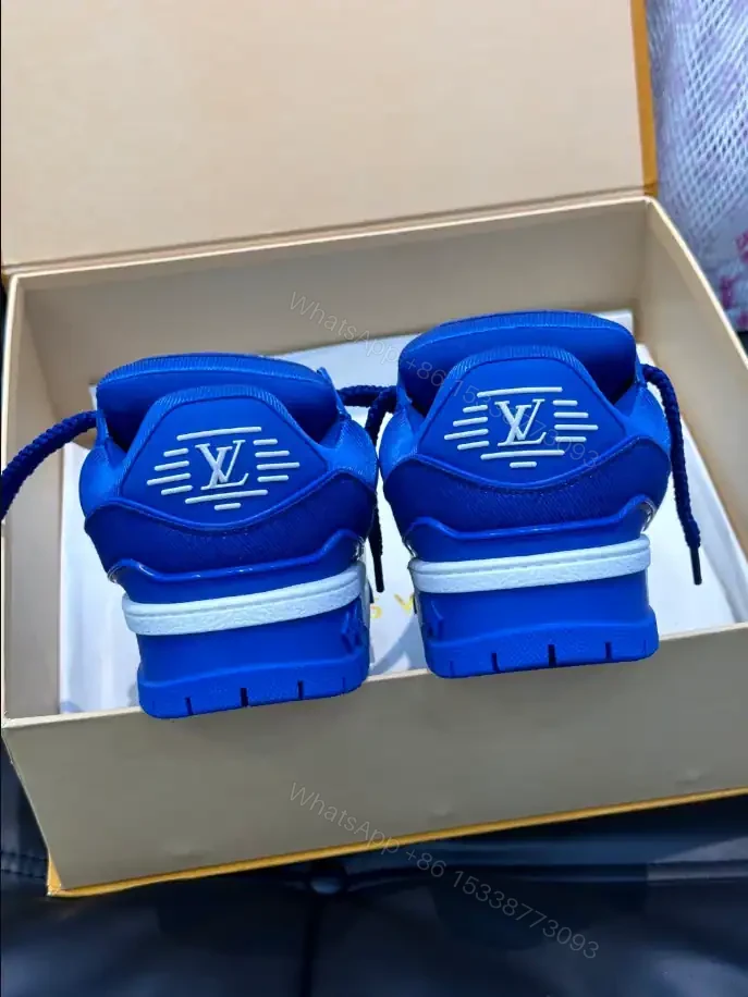 View 10 of LOUIS VUITTON LV TRAINER MAXI SNEAKERS IN BLUE – LSVT331