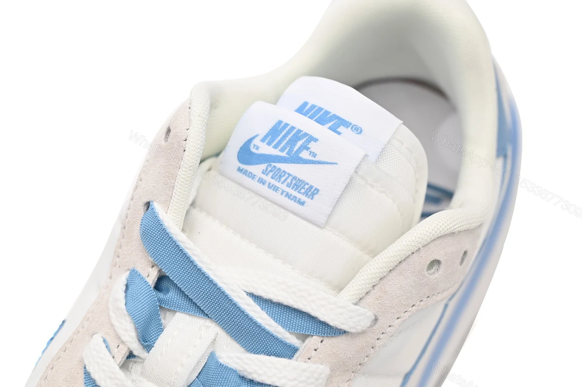 View 4 of Sacai x Nike VaporWaffle Sesame and Beige Haze Blue DD1875-112