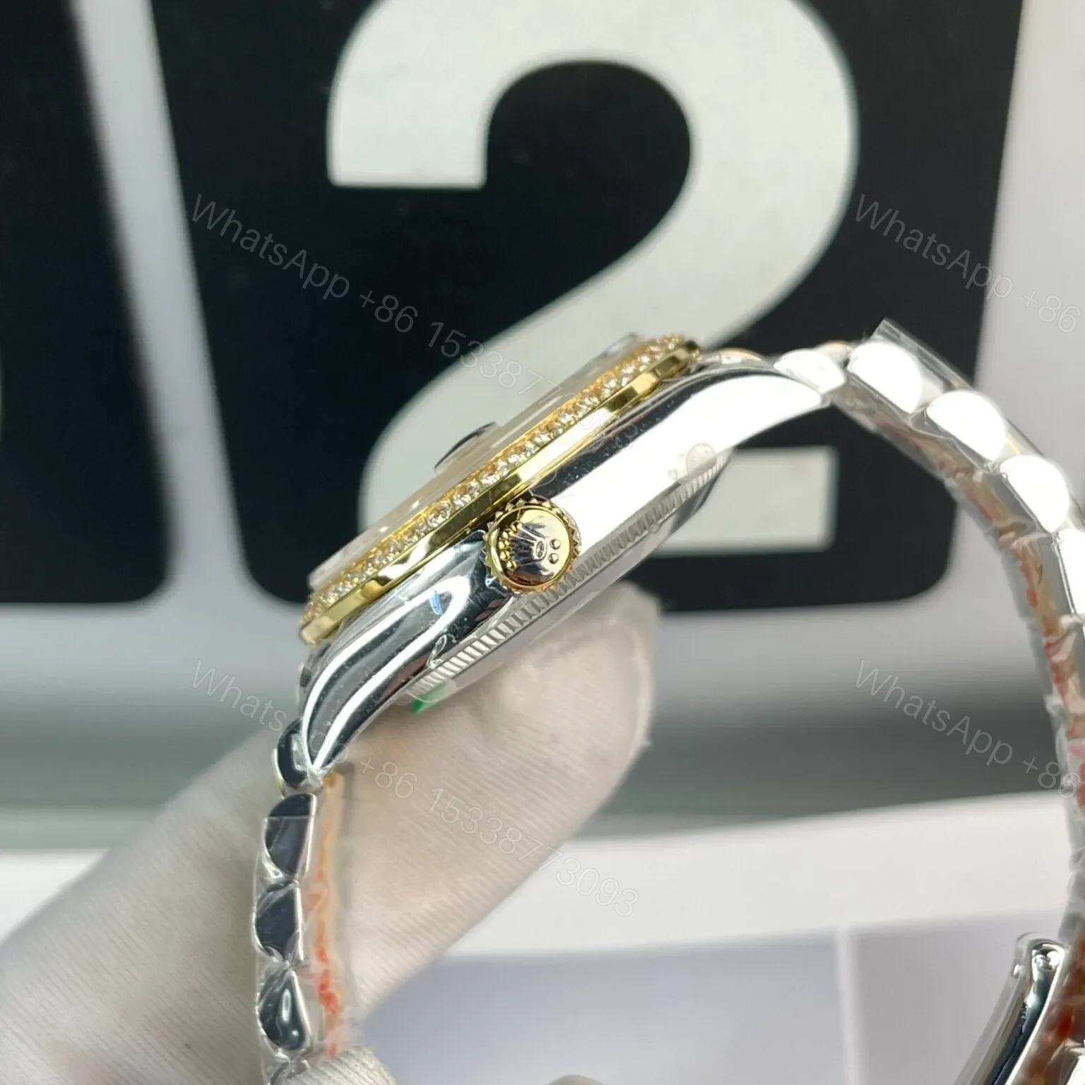 View 4 of Replica Rolex Datejust Champagne Dial 116243 36mm