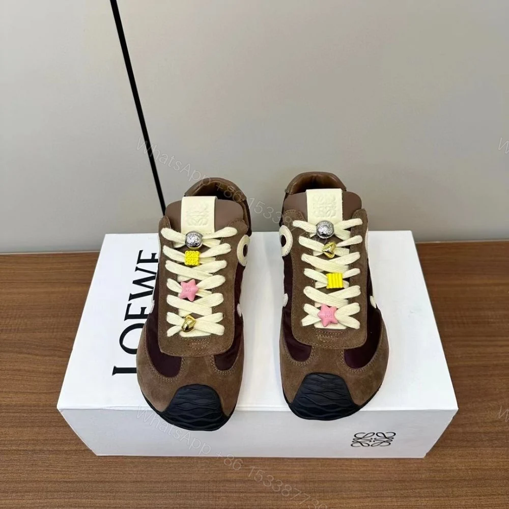 View 2 of Loewe Ballet Runner 2.0 Brown Yellow And Blue
