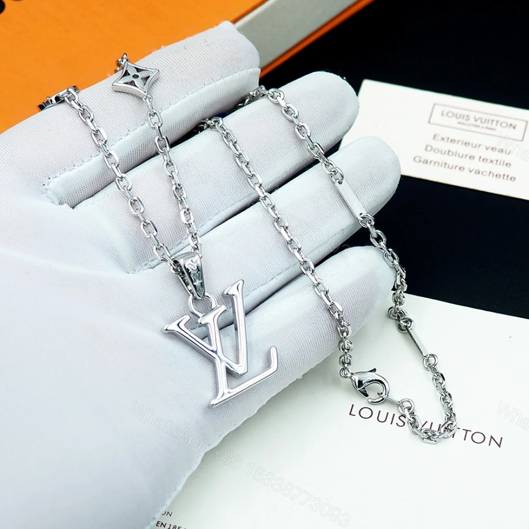 View 4 of LOUIS VUITTON DIMENSION NECKLACE PENDANT SILVER M02747