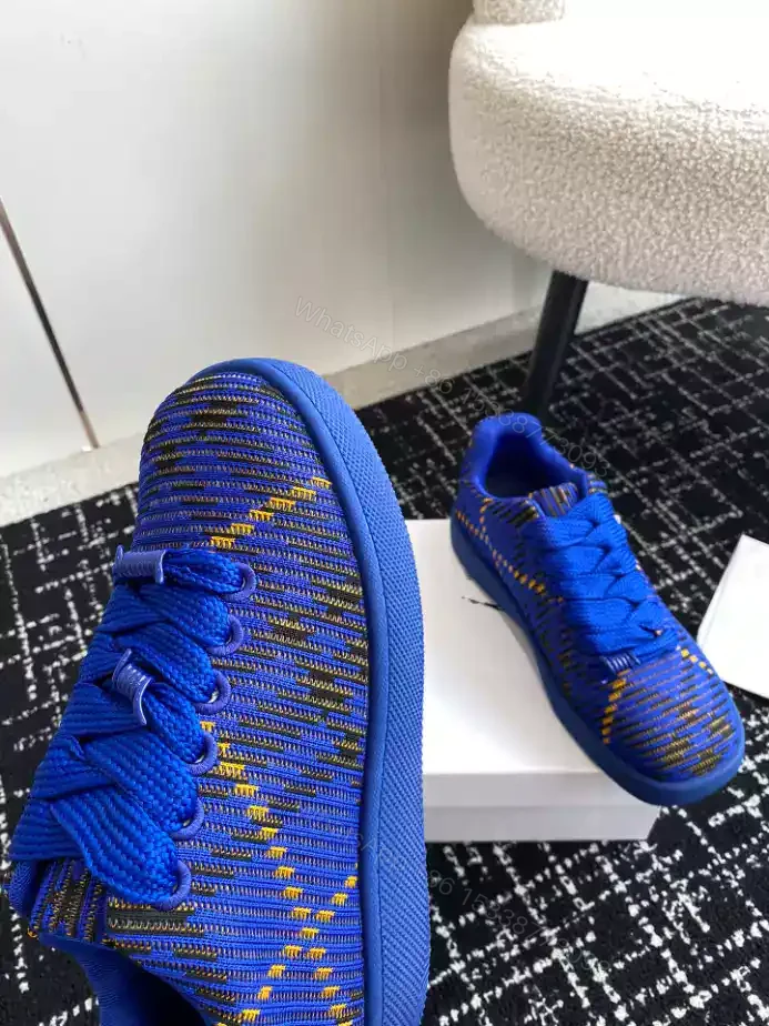 View 4 of BURBERRY CHECKED KNITTED SNEAKERS – BBR100