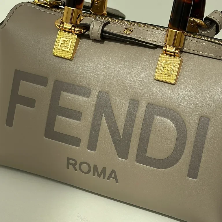 View 9 of Compact Luxury Handbag: FENDI Roma Script Crossbody