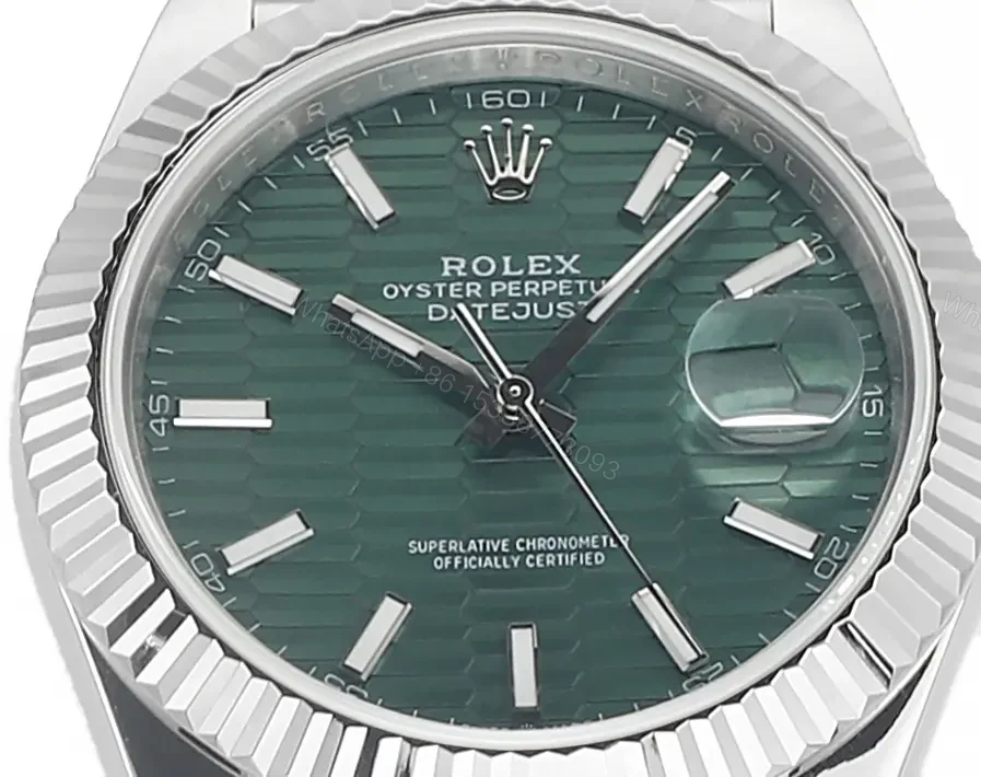 View 6 of AR Factory Clean Factory JVS Rolex Datejust Green Dial Steel Watch