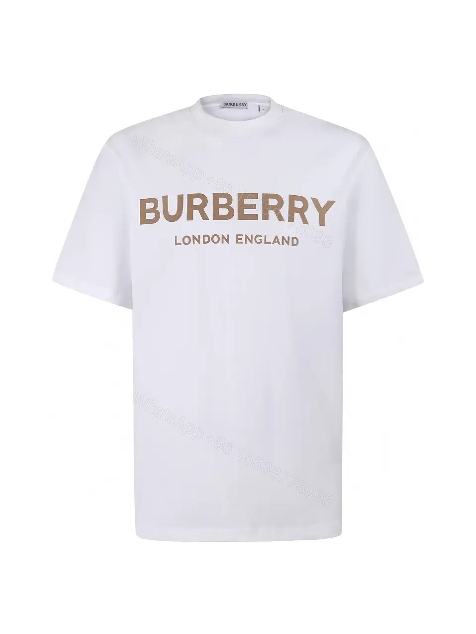 View 5 of Gold Logo White Tee — Minimalist Luxe Streetwear Tee