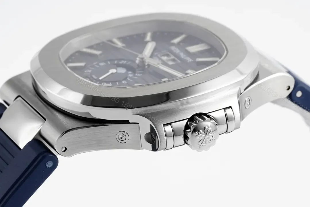 View 6 of MP Factory Patek Philippe Blue Nautilus Rubber Watch