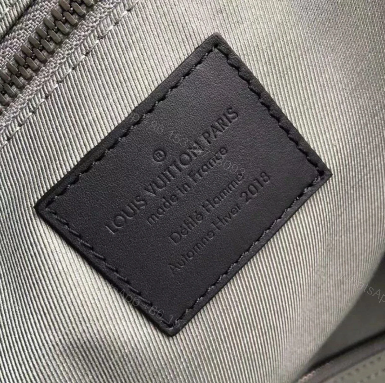 View 7 of Replica 1:1 Clone Louis Vuitton Keepall Bandouliere Monogram 50 Black TOP QUALITY