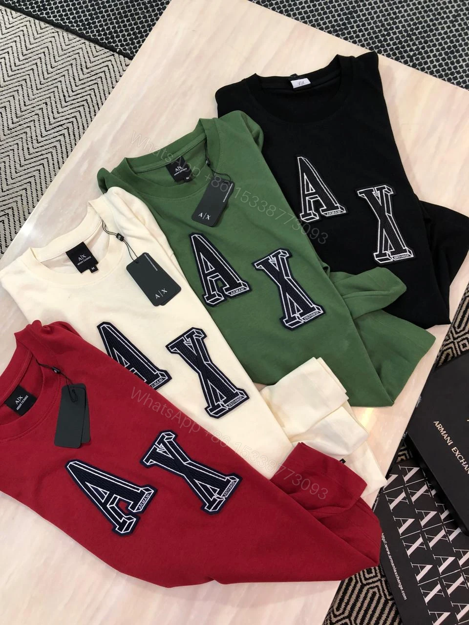 View 3 of FIRST COPY ARMANI IMPORTED COTTON SUMMERWEAR T-SHIRT