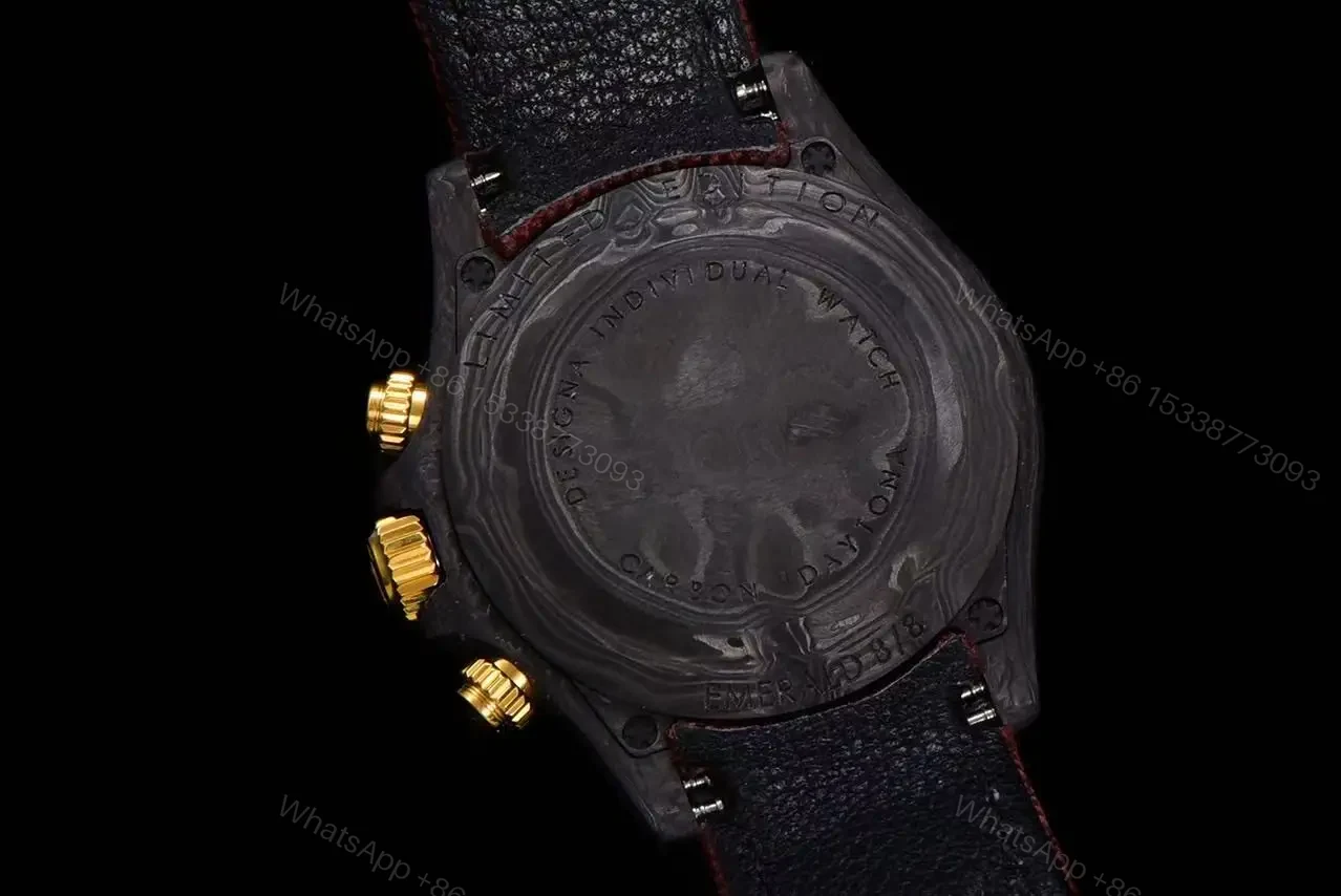 View 14 of Replica DiW Rolex Cosmograph Daytona Volcano CarboQuartz