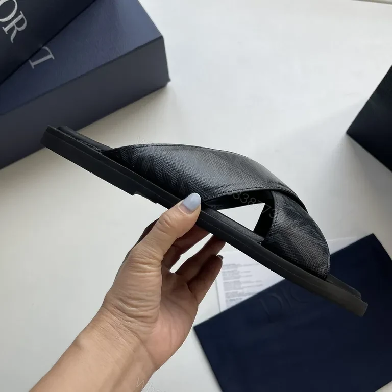 View 9 of Effortless Luxe Monogram Slide - Designer Comfort Sandal