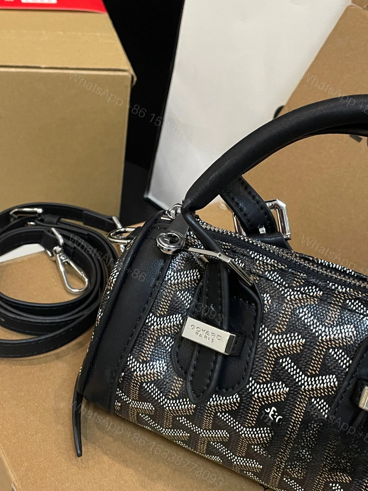 View 3 of GOYARD GOYARDINE CROISIERE MINI BLACK 19CM