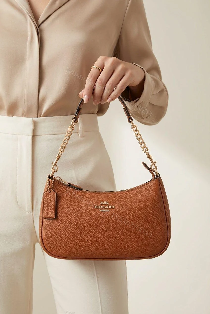 Coach Teri Shoulder Bag Signature Leather First Copy | AAA+ Replica — view 1