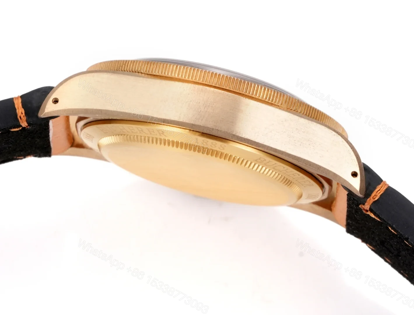 View 7 of Tudor Black Bay Bronze Replica 43MM Premium Vintage Tan Leather Strap Edition RG-TUDOR-BB-BRONZE-TAN-LTH-43