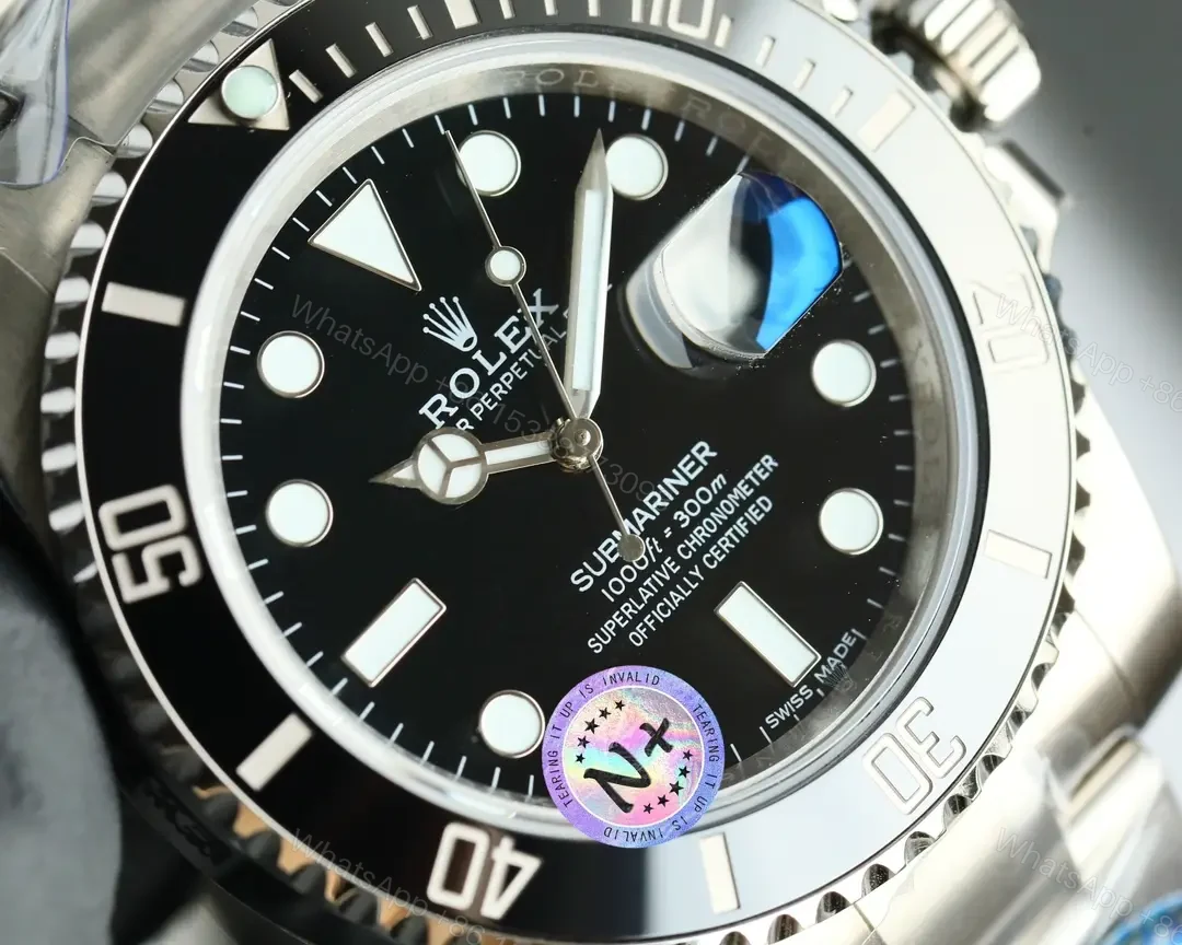 View 4 of Rolex Submariner Date 41 Black Cerachrom Stainless Steel 126610LN-0001