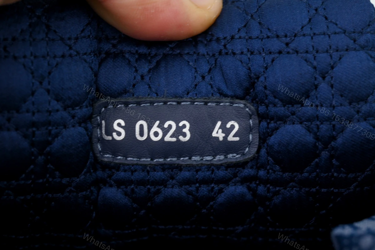 View 5 of Dior B9S Skater ERL Kumo Cannage Satin 'Blue Blue'