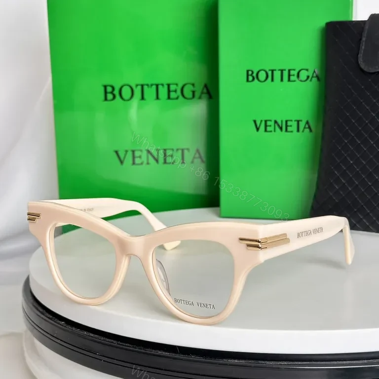 View 2 of Bold Green Frames: Luxe BOTTEGA-Inspired Eyeglasses