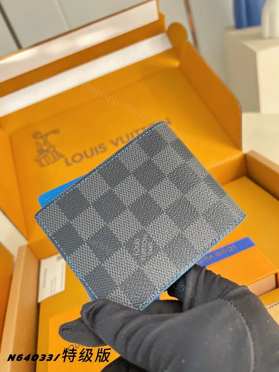 View 6 of Checkerboard Luxe Wallet Set: Slim, Durable, Subtle Statement
