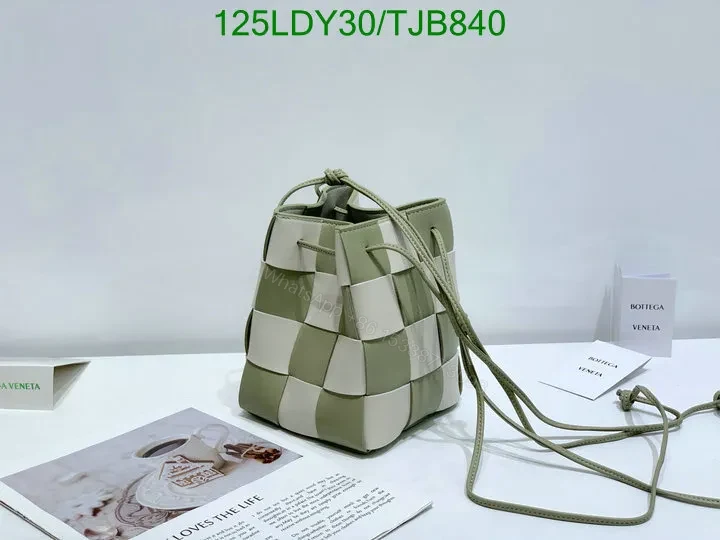 View 38 of Bottega Veneta Small Cross-Body Bucket Bag in Red BVF4722