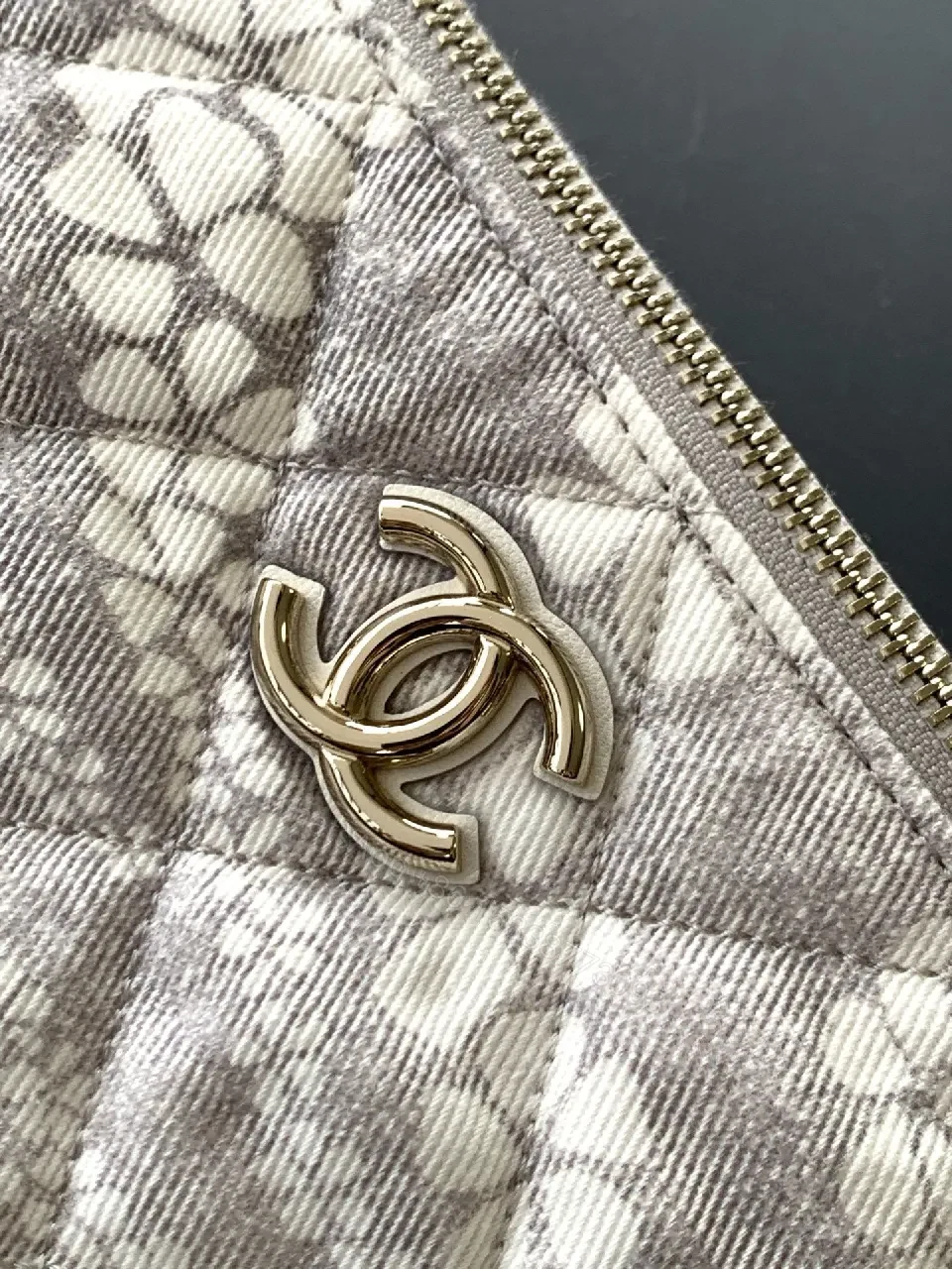 View 9 of Quilted Floral Textured Chain Wallet Bag - Luxury Everyday