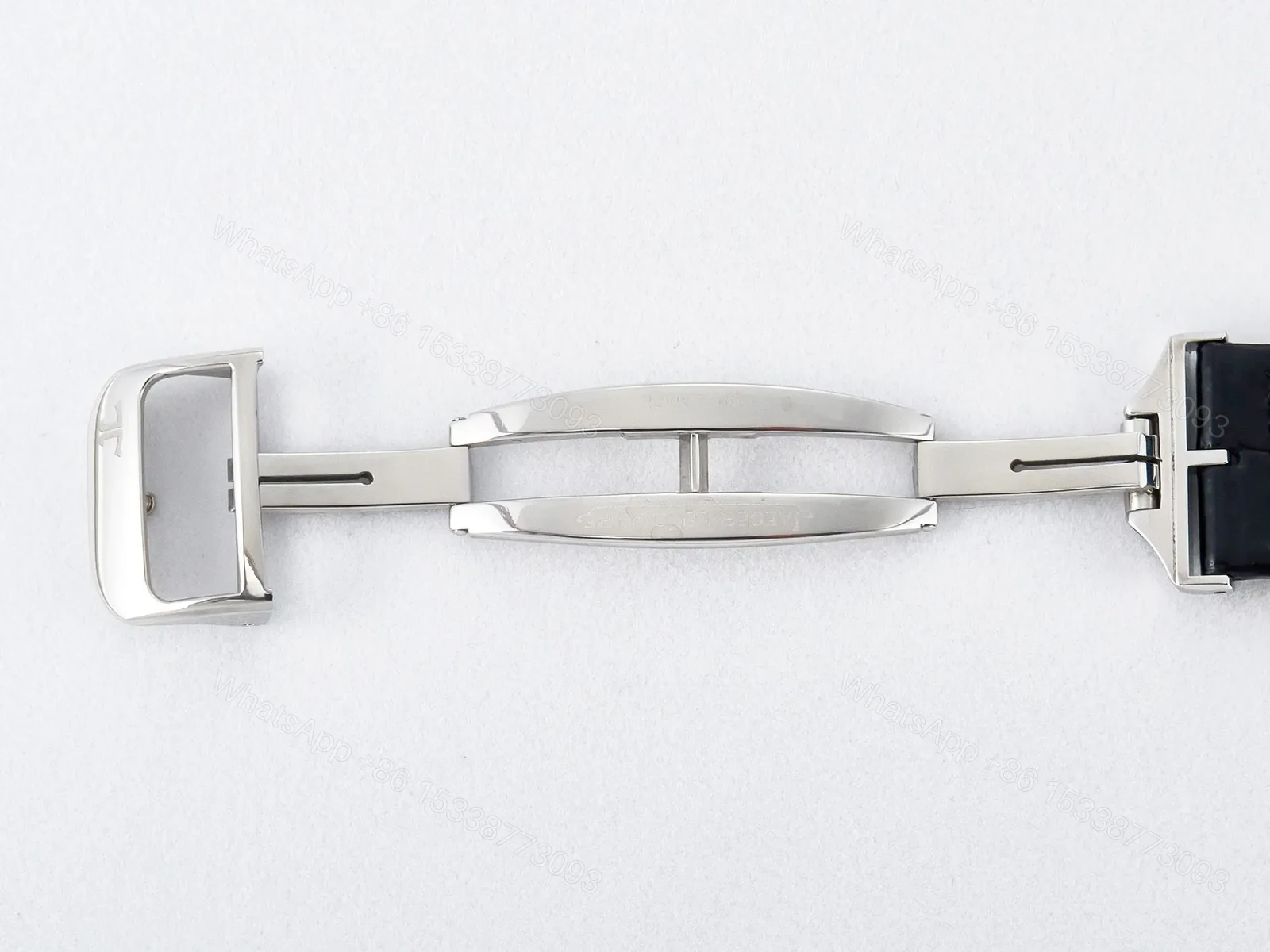 View 23 of Reverso Classic Duoface Small Seconds SS MGF Best Edition White Guilloché Dial on Black Leather Strap A854A
